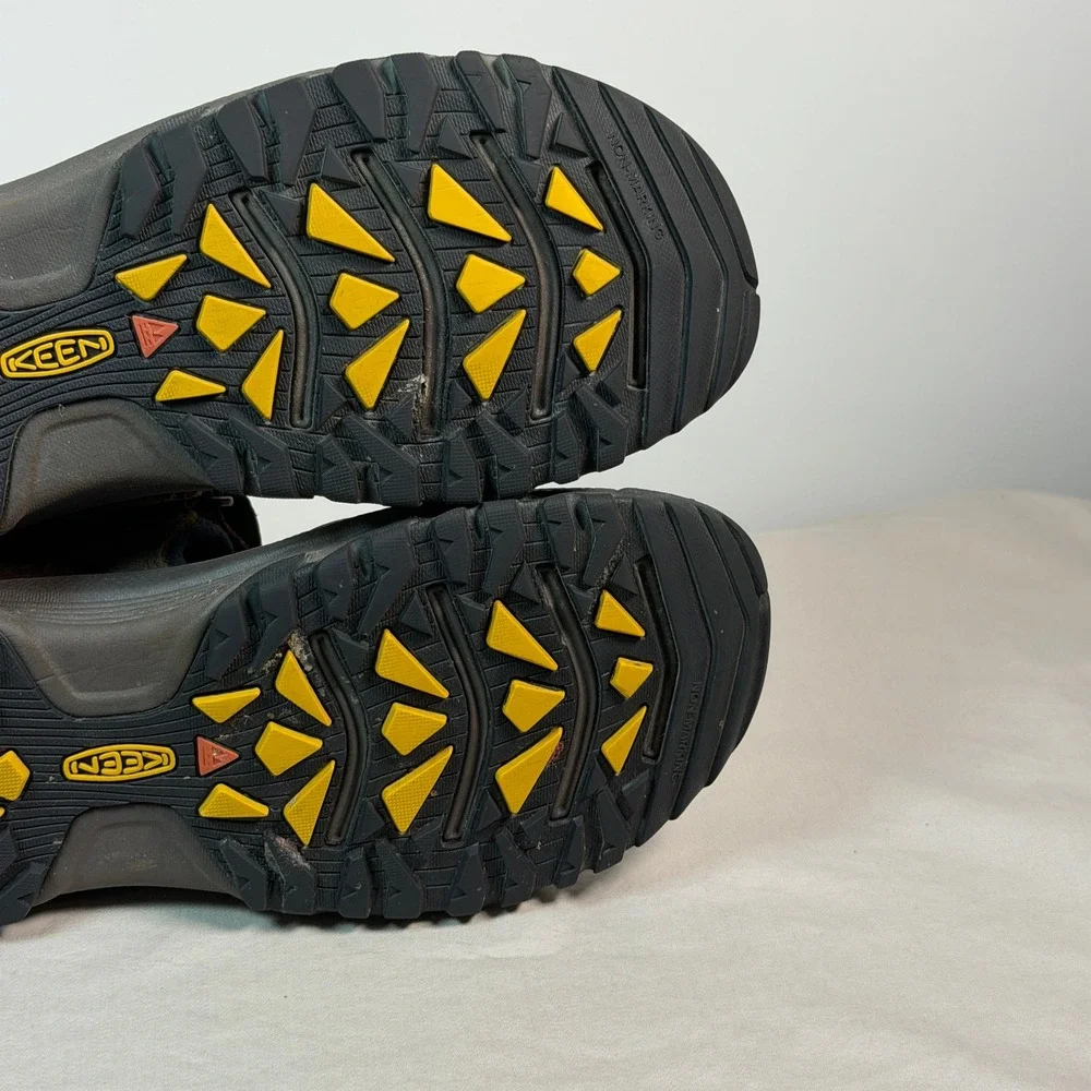 KEEN Targhee III Open Toe Sandals Mens 10.5 Brown Waterproof Leather 1022423